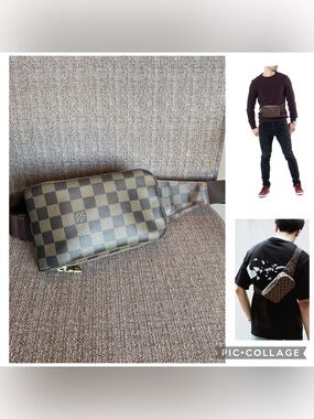 Authentic Louis Vuitton Geronimos belt bag